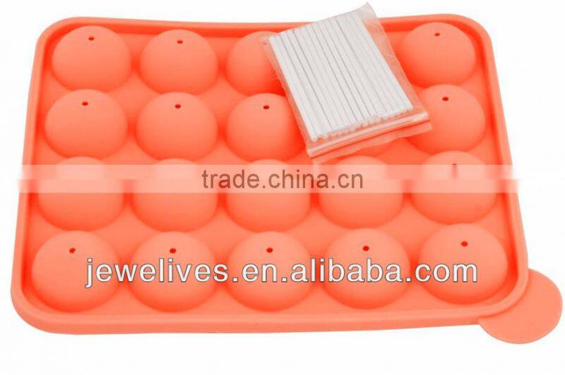 Silicone praline lolly chocolate mould ball