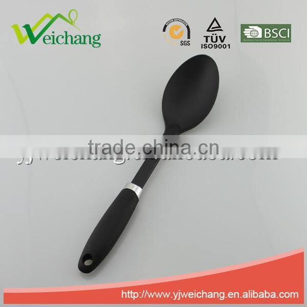 WCKT235A Premium Nylon utensils spoon Cooking Utensil Gadgets Set with rubber handle (Multi-color)