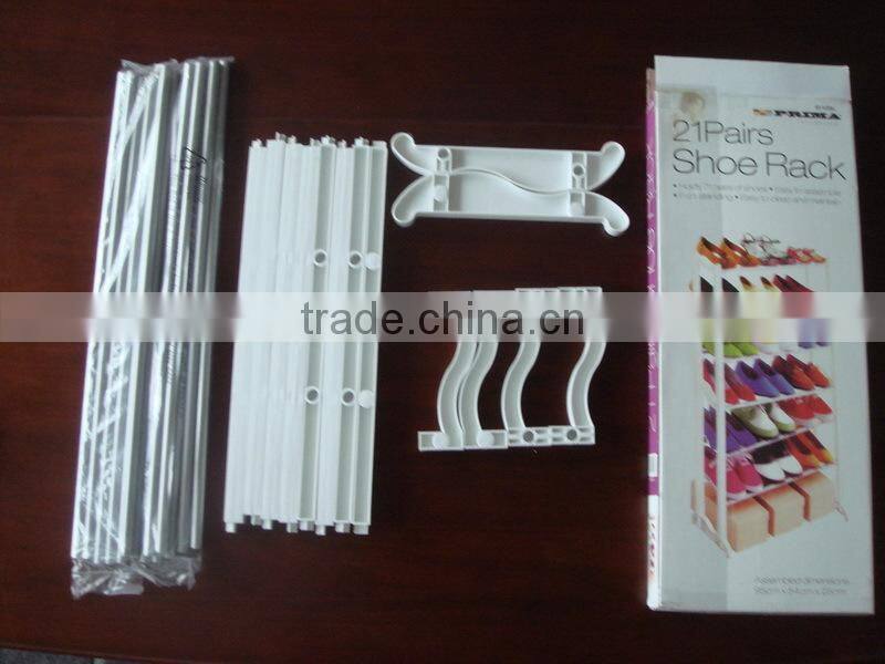 Metal home furniture 7 layers metal shoe racks wholesale