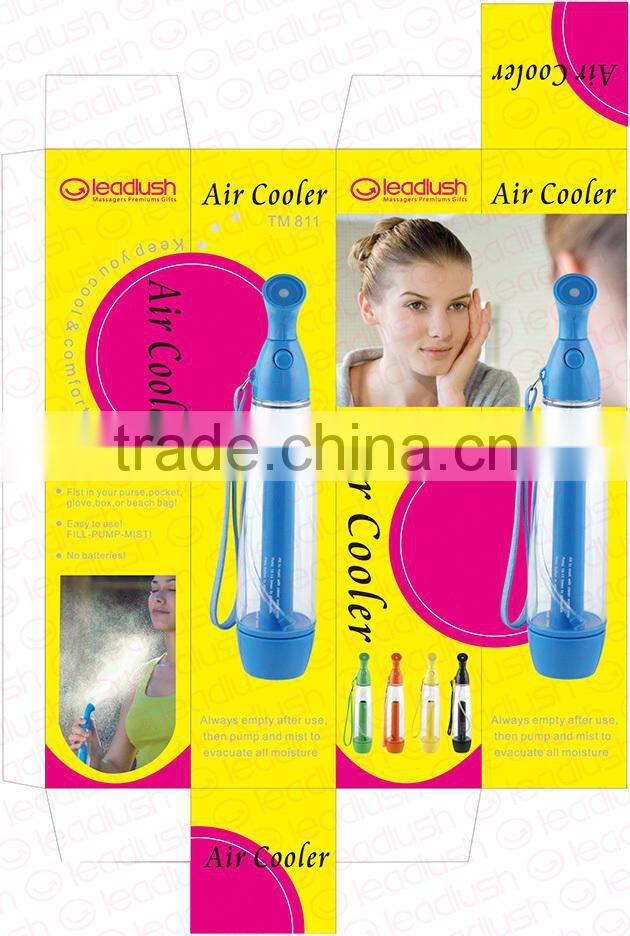 Personal misting air cooler