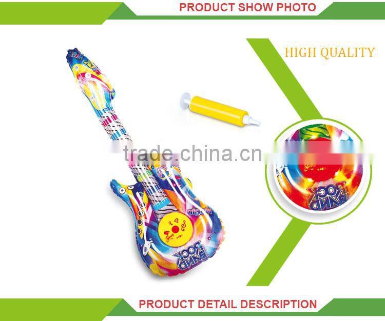 Hot selling kids gifts giant custom inflatable guitar