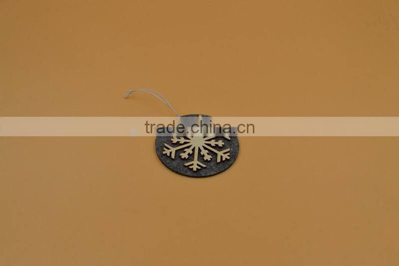 cut christmas wood key chain