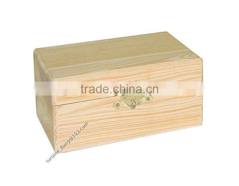 unfinished pinewood box