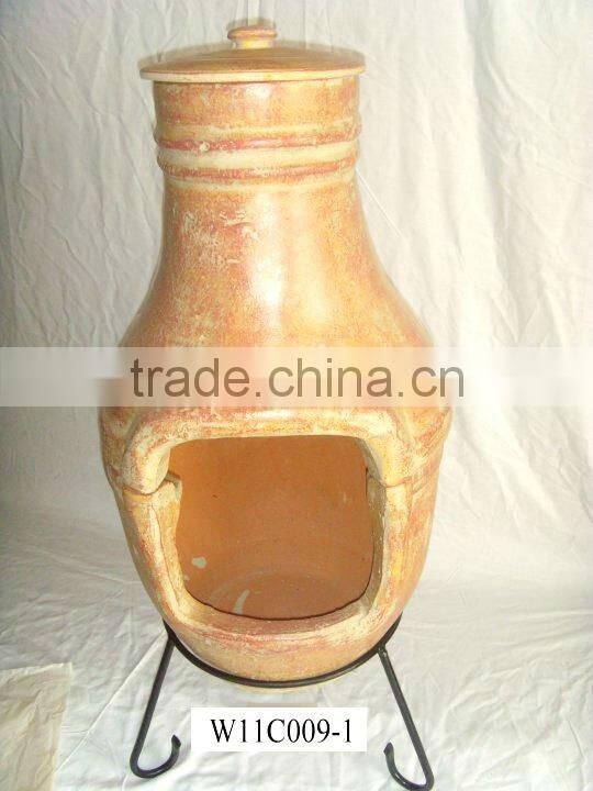 CLAY STOVE CHIMNEY POT