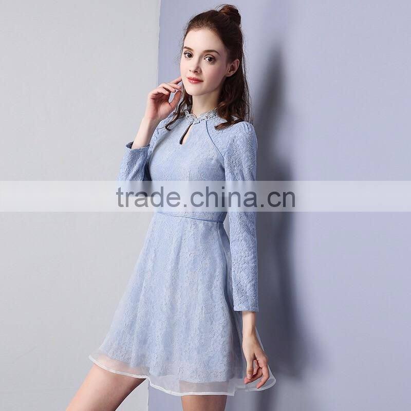 long sleeve formal clothing women wear cotton custom winter dresses for women