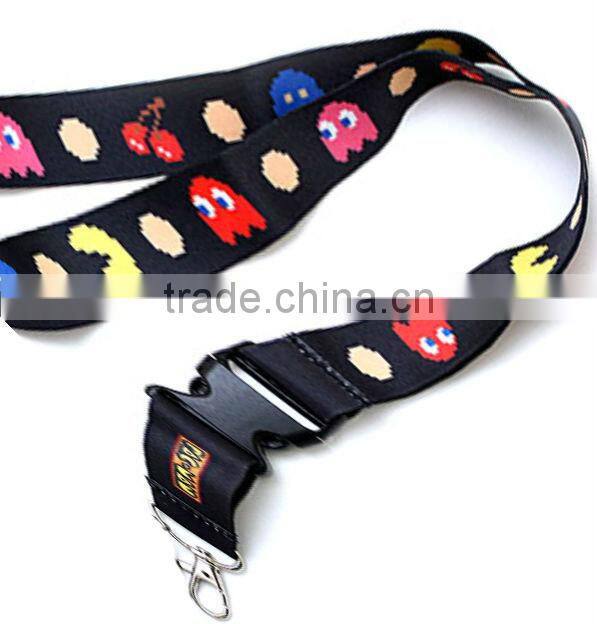 Heat transfer neck lanyard strap both sides id sublimation lanyard