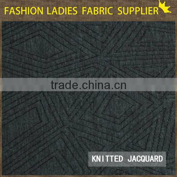 shaoxing textile New designs! t/c jacqaurd fabric,garments fabric,ladies' wearing fabric 270gsm jacquard knitting fabric