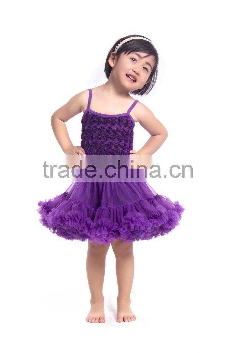 Hot children plain pure color dress for 2-7 year old little girl dress baby child dress wholesale