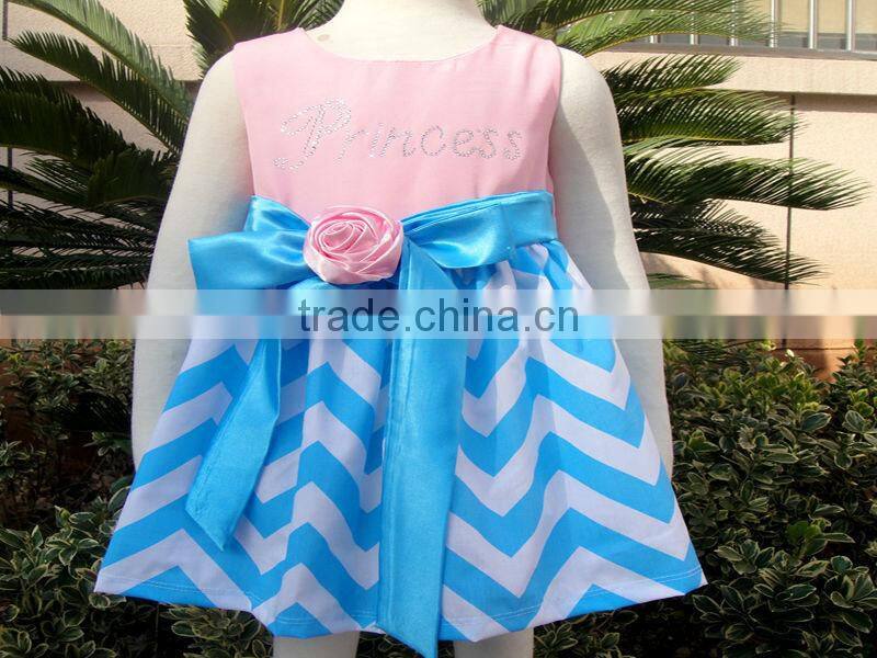 2014 summer pakistani baby cotton dress made in China