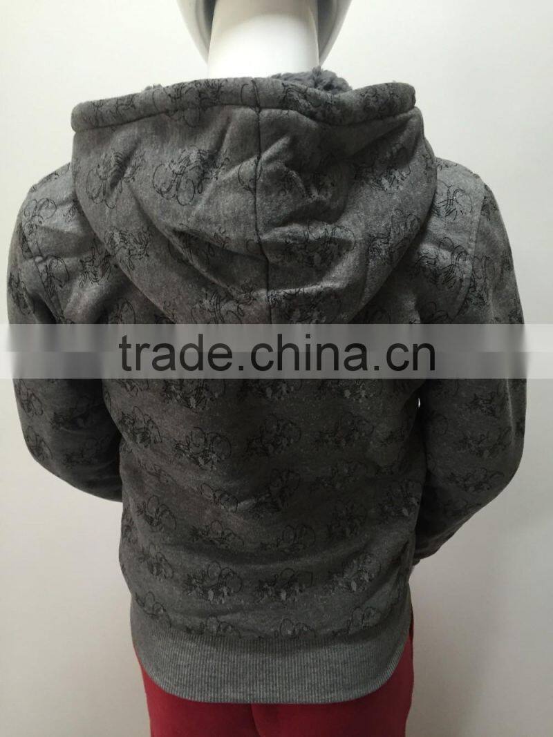 Children clothes boy coat hoody jacket with pattern
