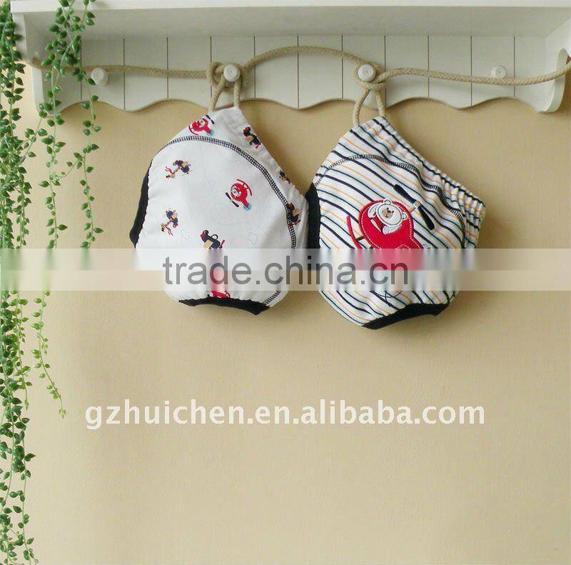2011 summer mom and bab baby clothes 100% cotton embroider boy training pants 2pcs
