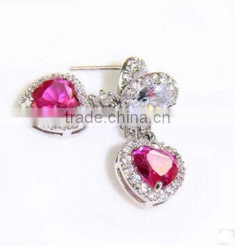 Classic metal earrings, circular earrings