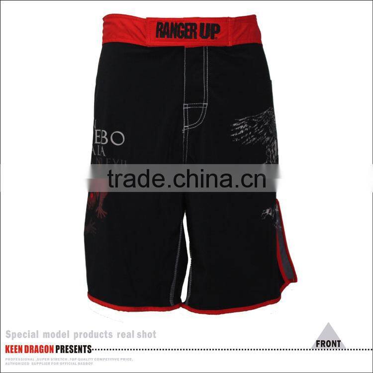 black printed shorts wholesale mma shorts for men top quality crossfit shorts