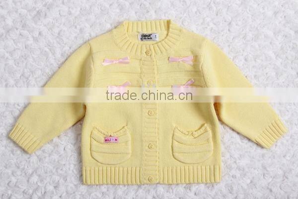 Korean style baby girl thin knit cardigan sweater