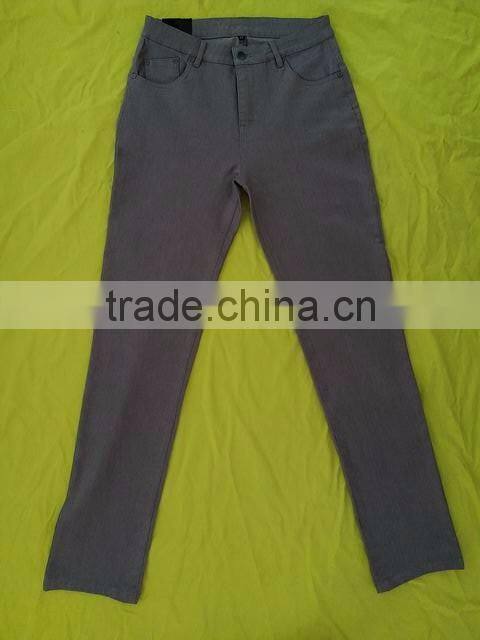 ladies slim leg jean pants