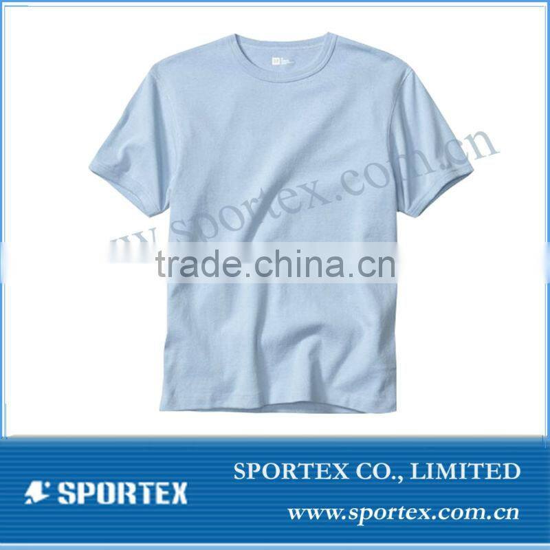 Mens 100% cotton Tshirt/mens short sleeve cotton Tshirt/Cheap mens cotton Tshirt