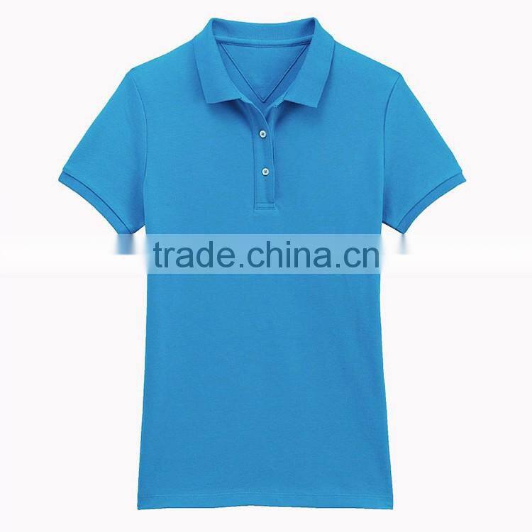 95% cotton 5% spandex wholesale unbranded women cheap polo shirts