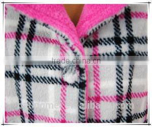 100% polyester home pajamas sleepwear with buttons