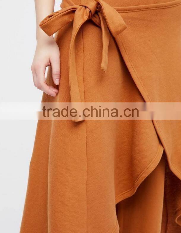 ruffles loose pants woman pants