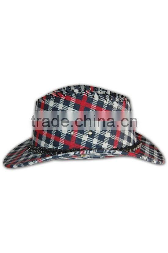 ISO9001 BSCI factory hot sale red fleece tailored made plaid hat