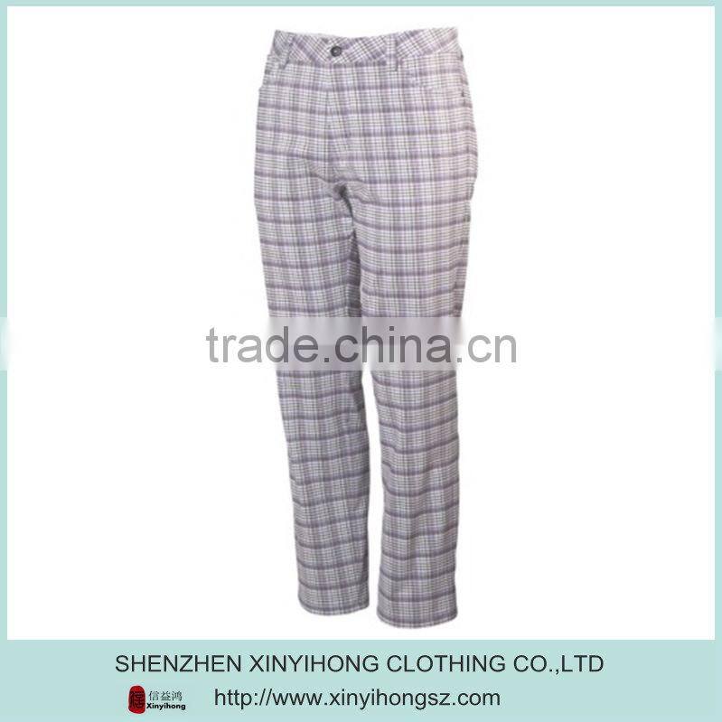 95% Polyester 5% Spandex 5 Pocket customize ladies golf pants