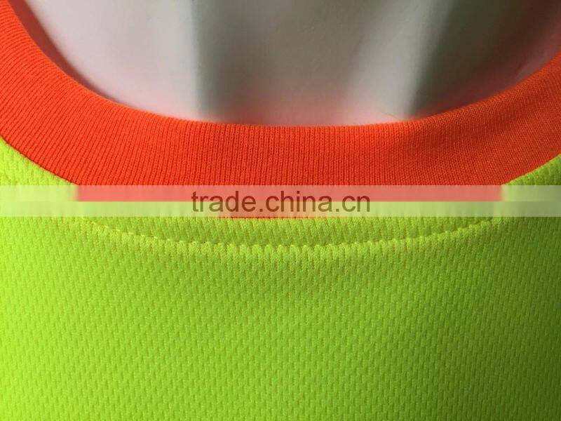 ANSI Class3 two-tone heat- applied high performance warning t-shirt