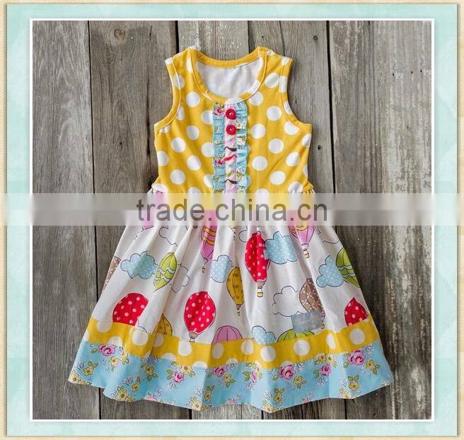 Baby girl frock fancy white ruffle raglan sleeve smoking 2 year old girl dress for kids