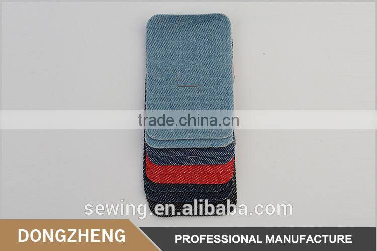 Chinese supply plain sublimation custom embroidered patches with iron on back