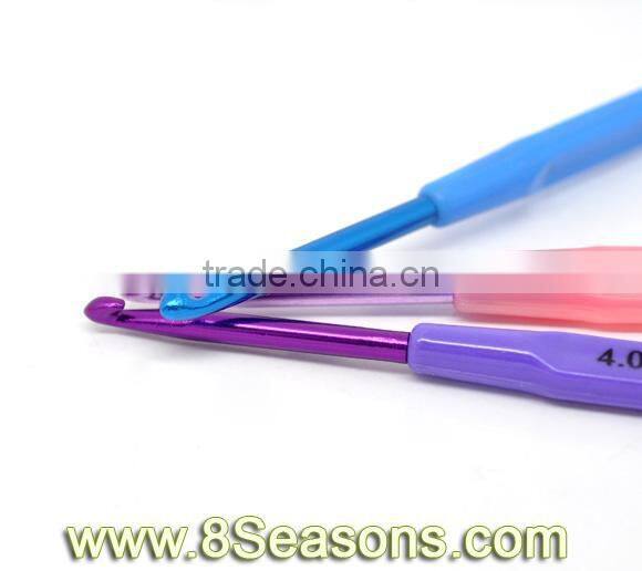 12PCs Aluminum Crochet Hooks, 2.5-5.0mm,Customize