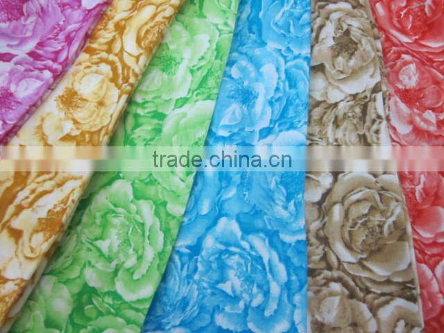 spun rayon printed fabric