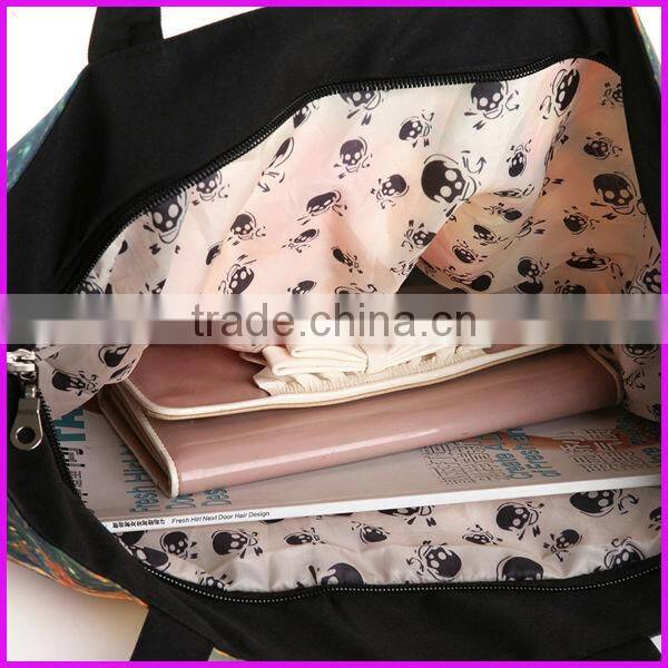 2014 france hot selling digital printed wholesale canvas bag