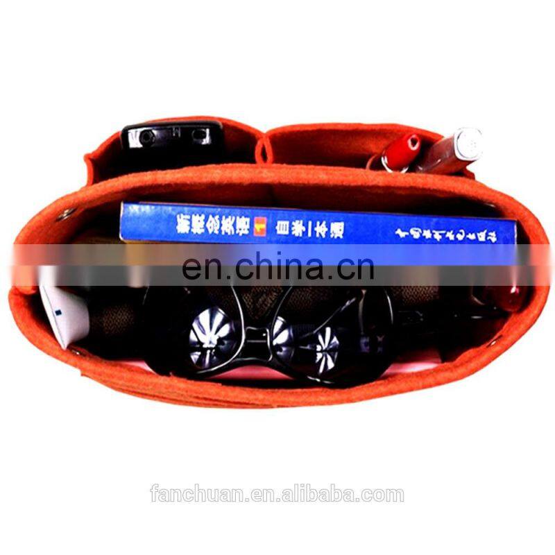 Multi-functional Plain Color Promotional Travel Insert Handbag