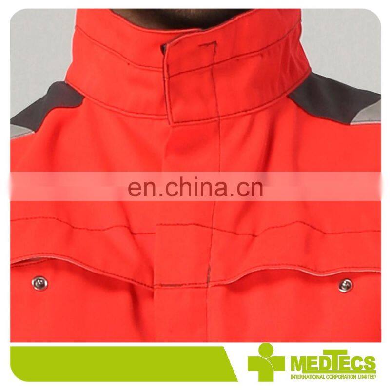 Red safety reflective clothing Overalls Work Jacket