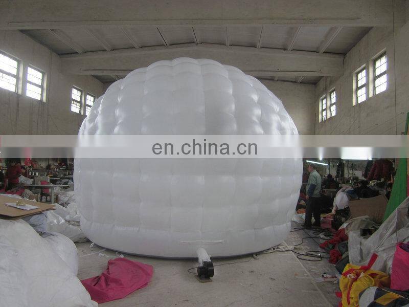 customized small inflatable tent, led inflatable booth of helmet