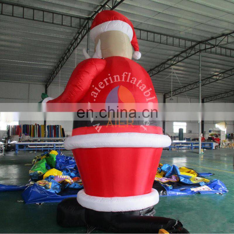 Hot sale holiday inflatable santa claus / wholesale christmas santa claus