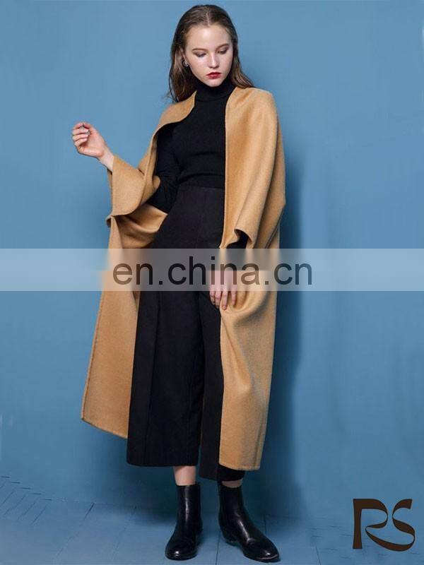 Oversized Long Wool Coat For Woman