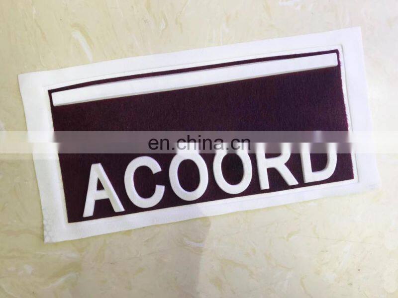 Print Fabric Applique patch with tassel