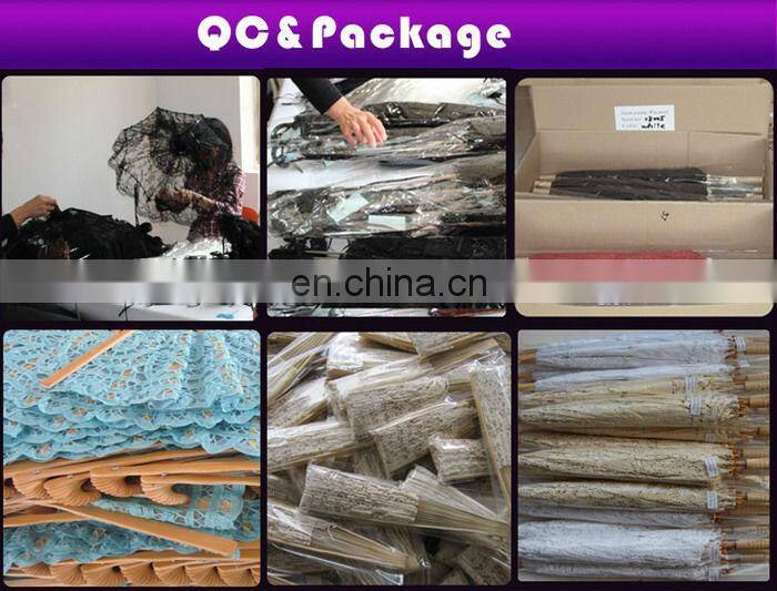 A01102 New arrival Cotton lace umbrella Very popular umbrella