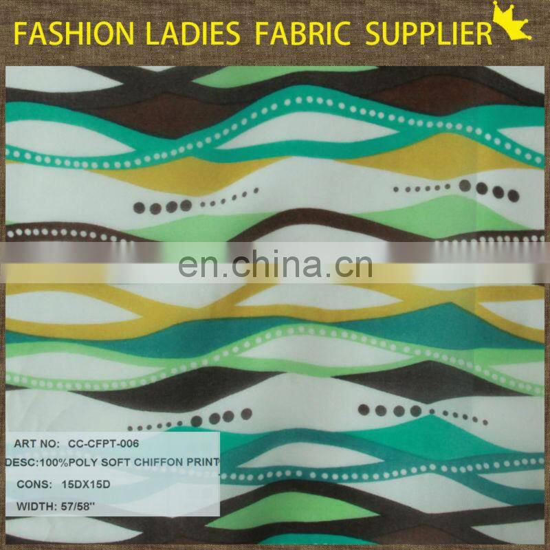 15Dx15D 100% Polyester Soft Chiffon fabric,print chiffon fabric