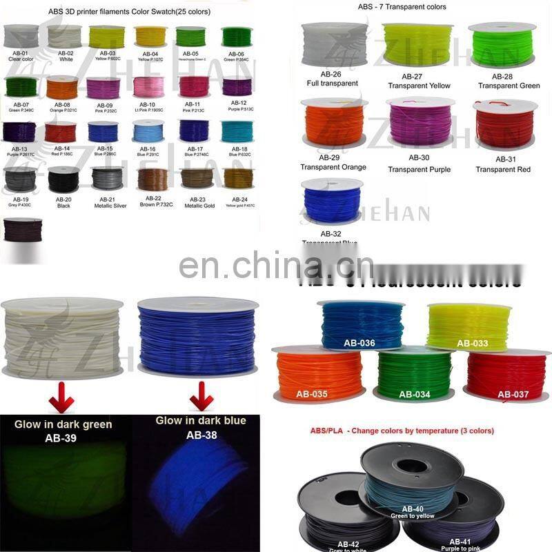 YOYI high quality fluorescent rod ABS/PLA 3D Printer