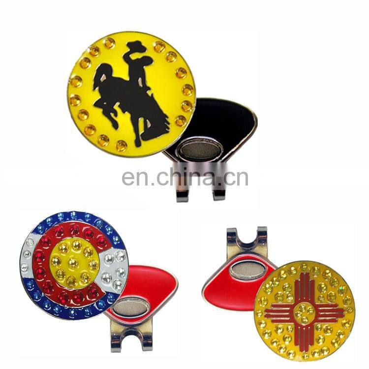 custom laser golf ball markers bulk manufacturers