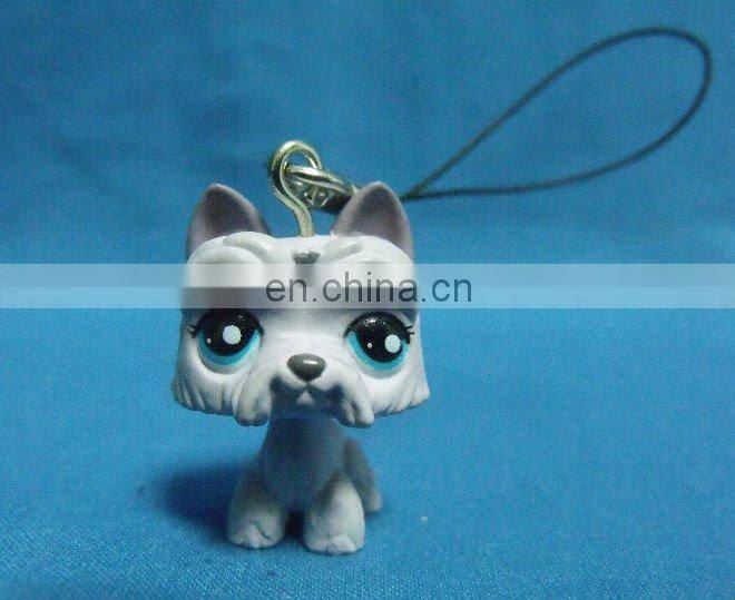 lovely dog mobile phone pendant
