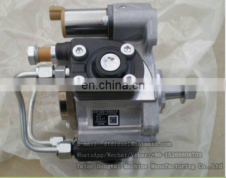 Original fuel injection pump VH22100E0025 22100-E0025 for excavator SK330-8 engine J08E
