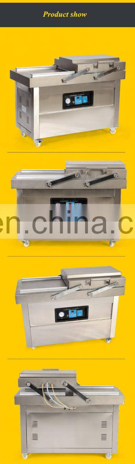 Double Chamber Vacuum Sealer DZ600/2SB For Tofu/Beef/Pork/Chicken/Becon/Sea food
