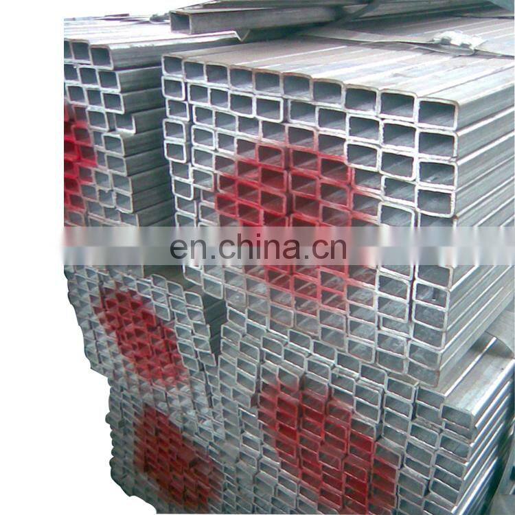 hot dipped Galvanized Welded Rectangular / Square Steel Pipe / Tube / Hollow Section