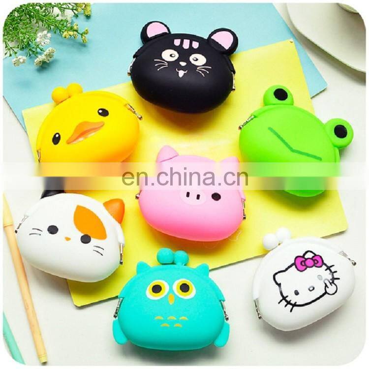 Creative Women Clutch Coin Purse Personalized Promotion Silicone Bag Candy Jelly Change Wallets