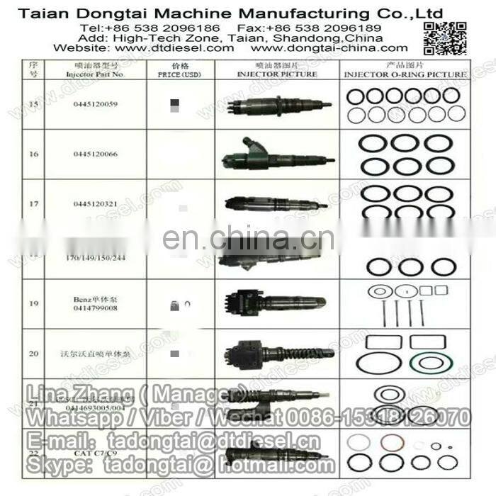 Repair Kits for injector 0445120078