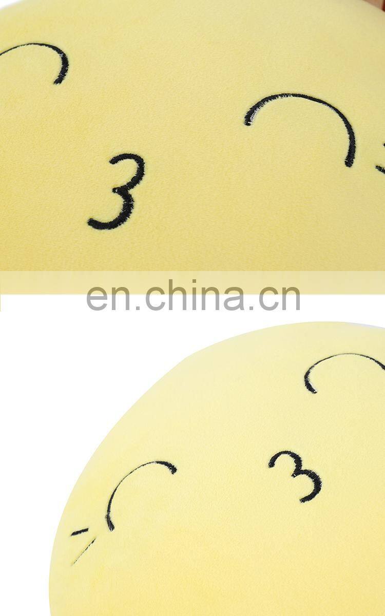 Trending products 2018 custom cute plush travel emoticon expression throw pillows smile face pillow emoji pillow