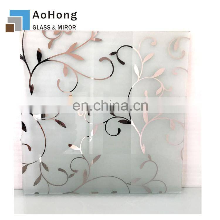 Embossed Glass , Glass Partition for Kitchen