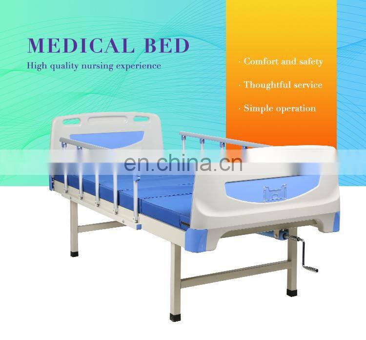 Low Price Medical Bed Prices Single Crank Hospital Bed Handset Medical Sickbed